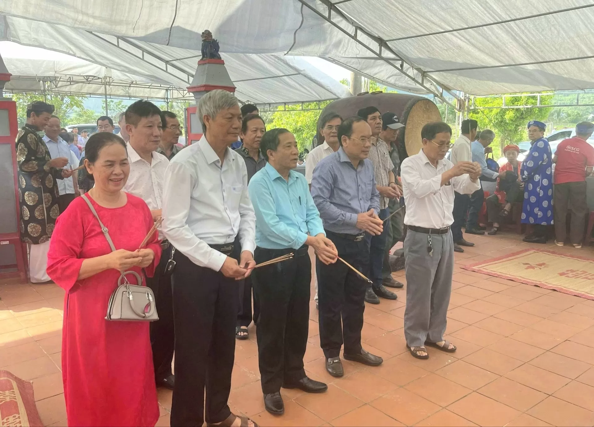 Một số hình ảnh lễ cúng Cồn Cui 2026