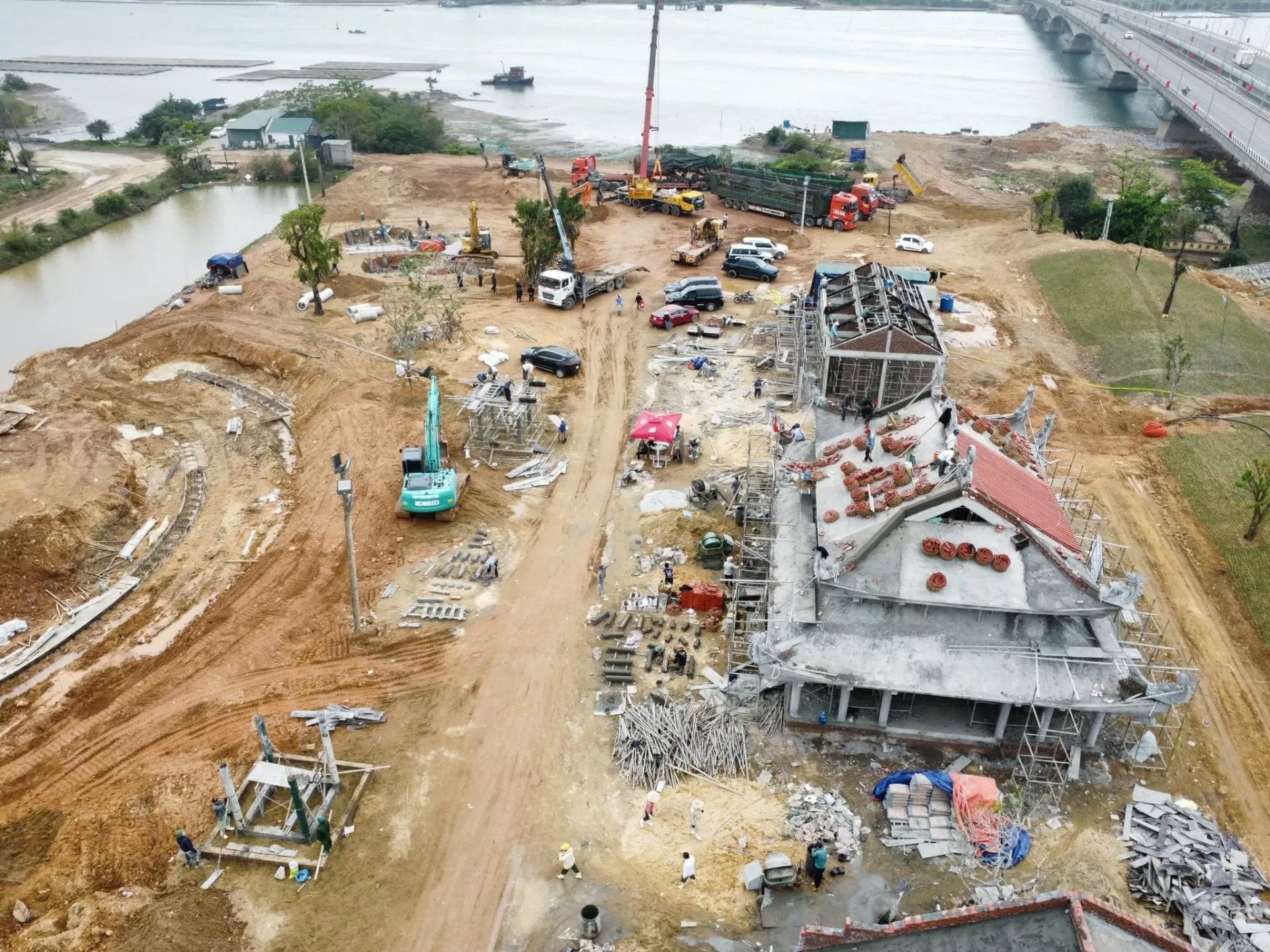 Xây dựng di tích lịch sử bến phà Gianh