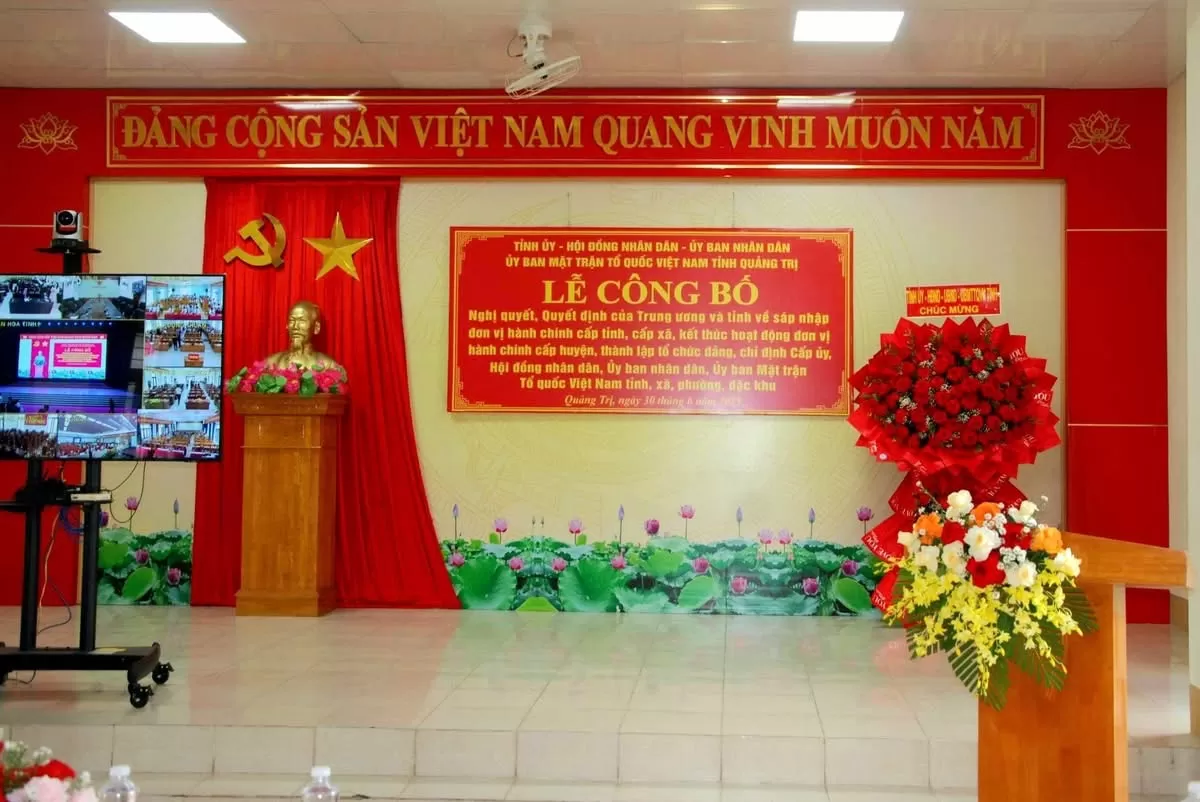 Lễ công bố quyết định thành lập xã Bắc Trạch