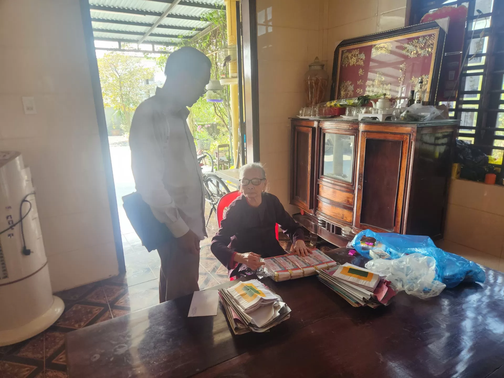 Mừng tuổi các cụ cao tuổi nhất xã Bắc Trạch