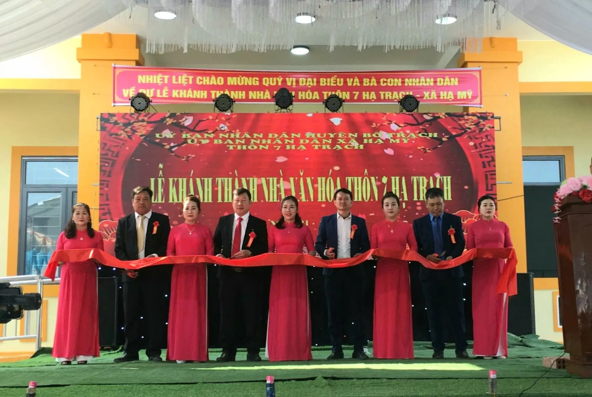 Khánh thành nhà văn hóa Thôn 7, làng Cao Lao Hạ, xã Hạ Mỹ