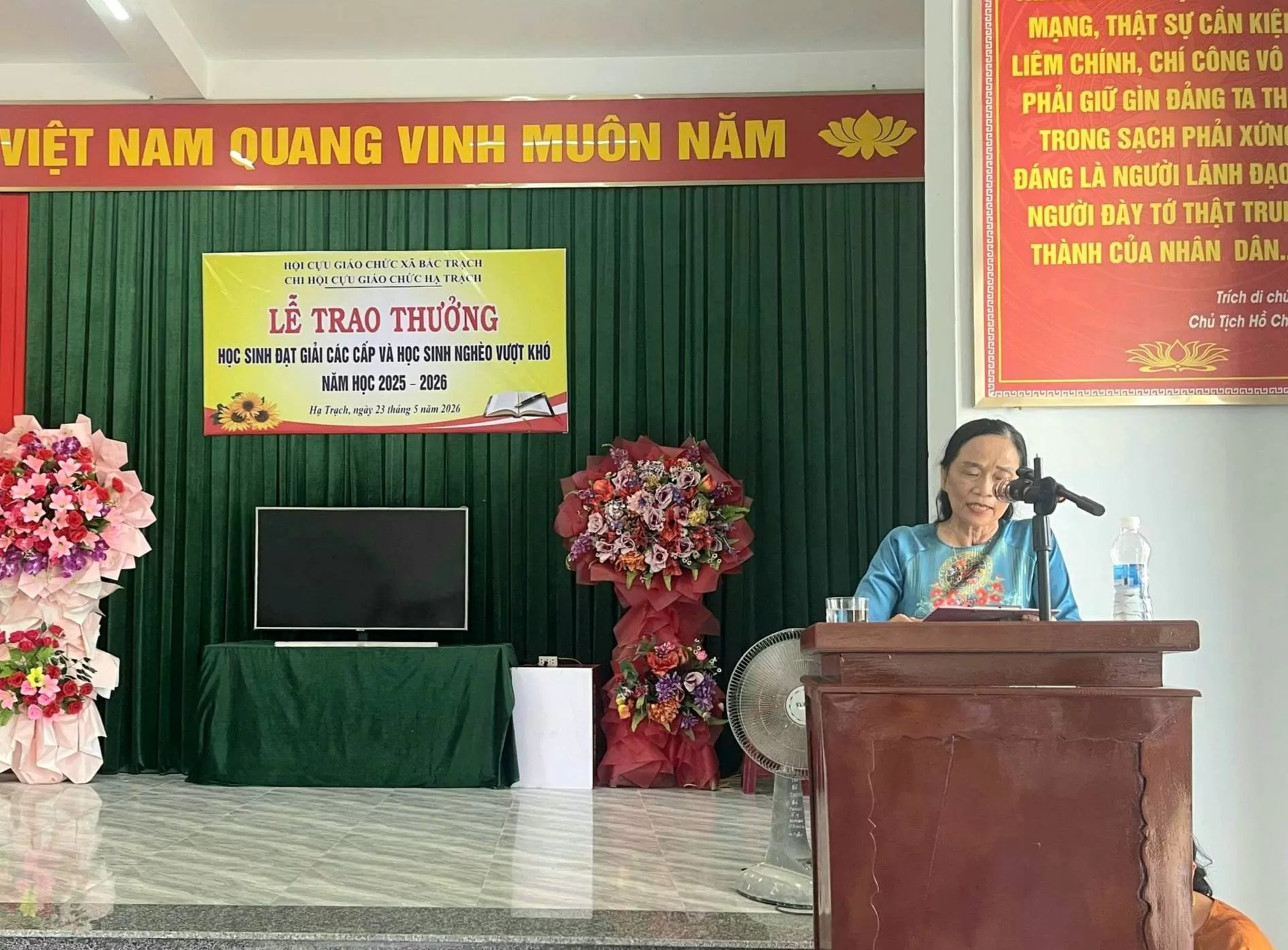 Phát biểu của cô giáo Nguyễn Thị Hoài Phúc