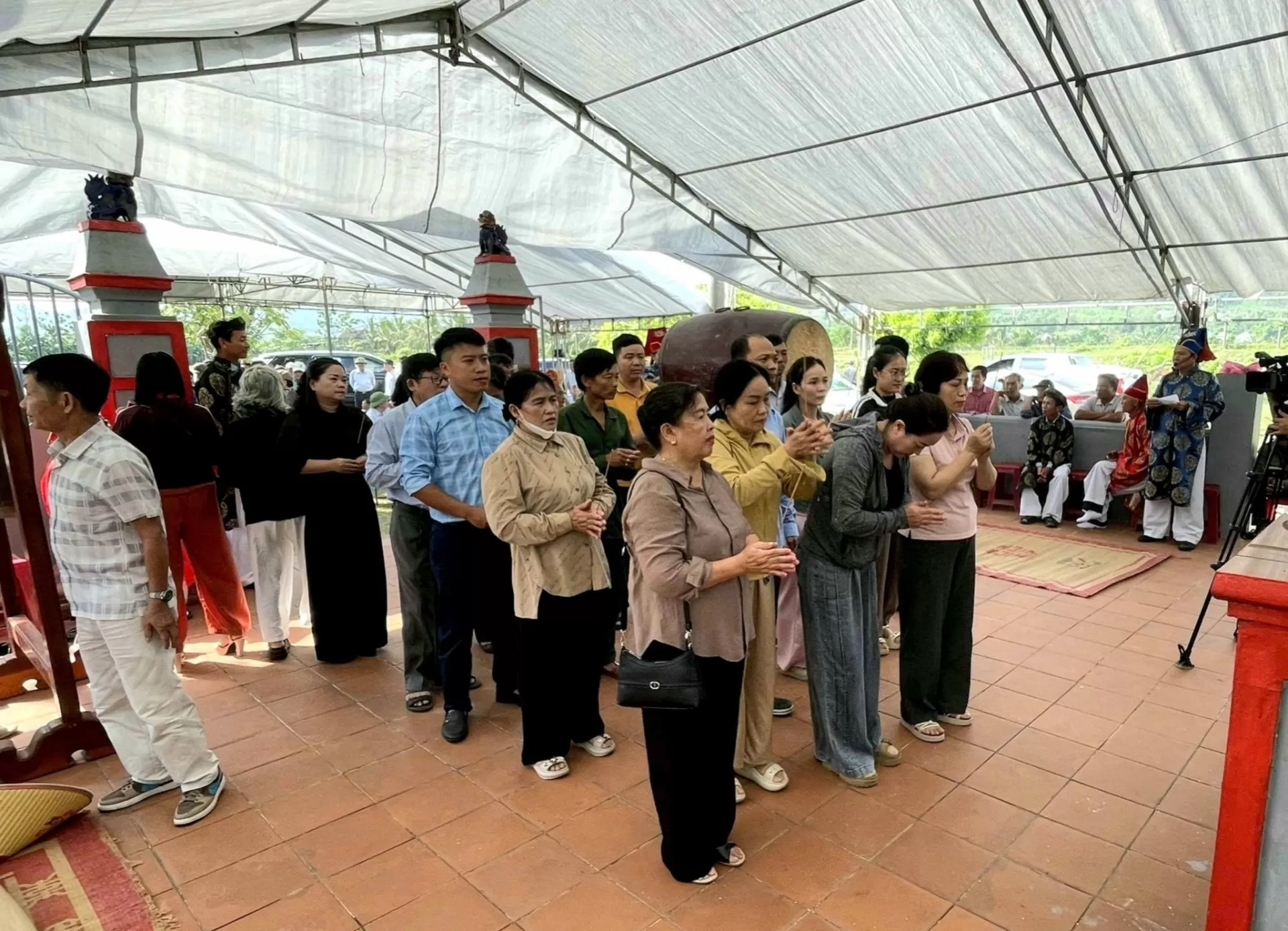 Một số hình ảnh lễ cúng Cồn Cui 2026